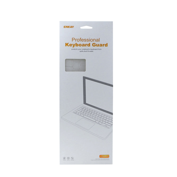 ENKAY TPUキーボードプロテクターカバー MacBook Pro 13.3インチ Touch Barなし A1708 / MacBook 12 2015 A1534、ヨーロッパ版、2016年MacBook Pro用