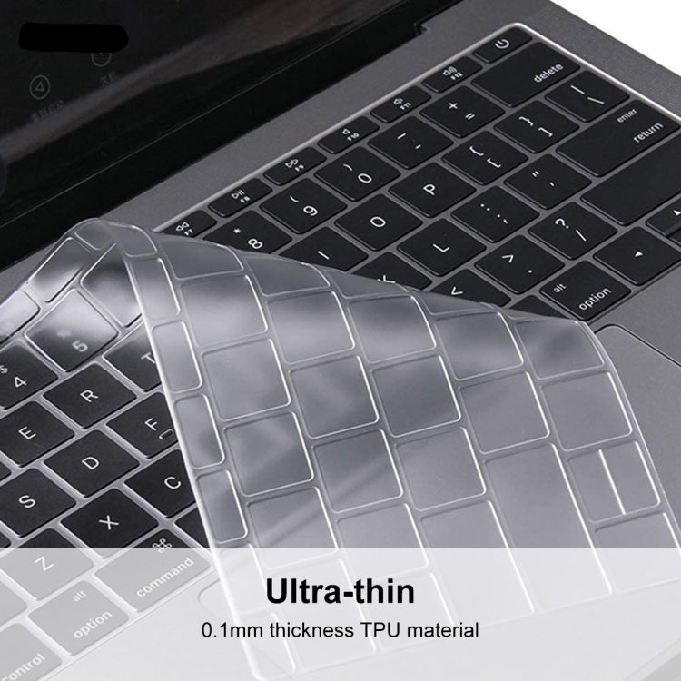 ENKAY TPUキーボードプロテクターカバー 2015年 MacBook 12インチ (A1534) / MacBook Pro 13.3インチ Touch Barなし (A1708)、ヨーロッパ版、EU版
