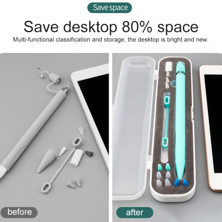 For Apple Pencil 1 / 2 10mm Multi-function Handwriting Pen Protective Case TouchPen Storage Box, 10mm