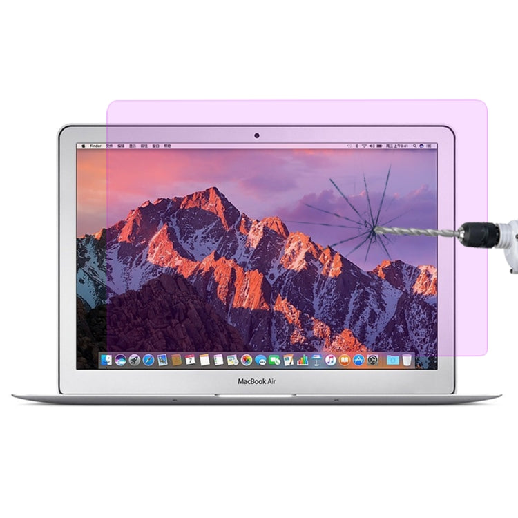 MacBook Air 13.3インチ（A1369 / A1466）用 9H 表面硬度 ブルーライトカット 防爆強化ガラスフィルム