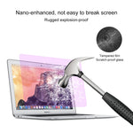MacBook Pro 13.3インチ Touch Bar付き（A1706）用 9H 表面硬度 ブルーライトカット 防爆強化ガラスフィルム