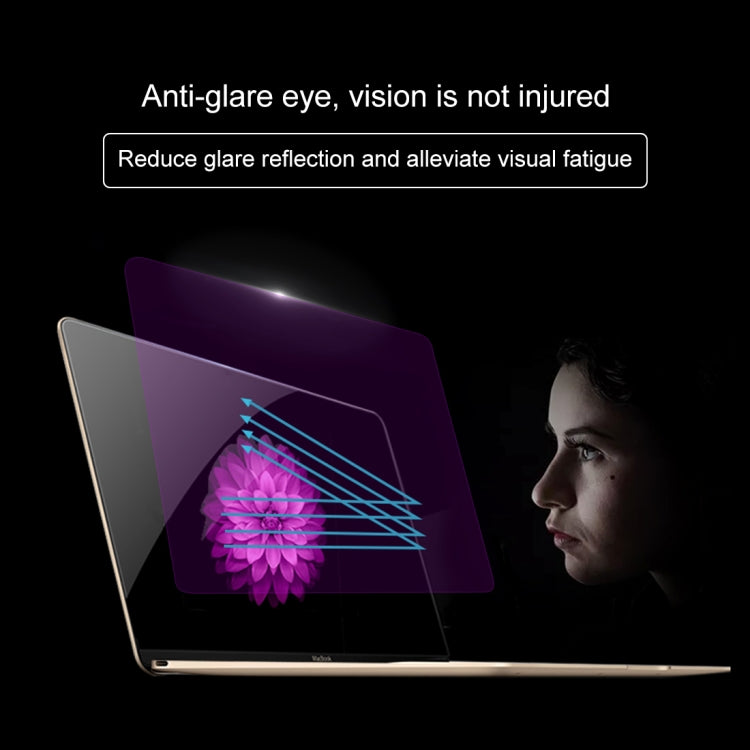 MacBook Pro 13.3インチ Touch Bar付き（A1706）用 9H 表面硬度 ブルーライトカット 防爆強化ガラスフィルム