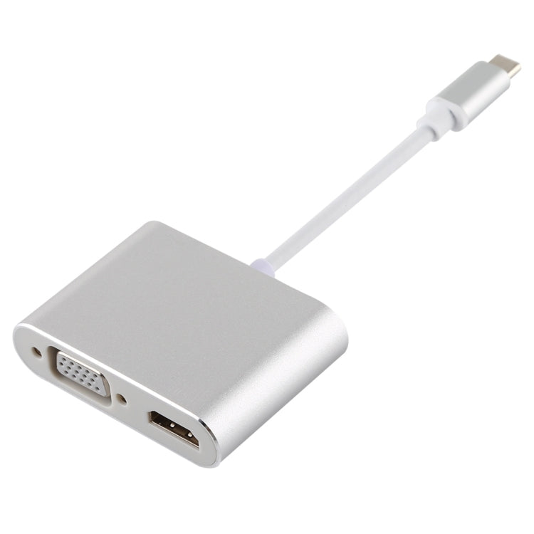 4-in-1 USB / Type-C から4K HDMI + VGA + USB 3.0 インターフェース多機能アダプター