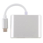 4-in-1 USB / Type-C から4K HDMI + VGA + USB 3.0 インターフェース多機能アダプター