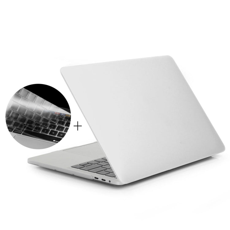 ENKAY Hat-Prince 2-in-1 フロストハードシェルプラスチック保護ケース＋ヨーロッパ版 超薄型TPUキーボードプロテクターカバー（2016年モデル MacBook Pro 13.3インチ Touch Bar付き A1706、ヨーロッパ版）