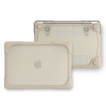 MacBook Pro 13.3インチ（A1708）＆タッチバー付き（A1706）用 ラップトップ TPU＋PC 折りたたみ式衝撃吸収保護ケース ホルダー付き、タッチバー付き13.3インチ対応