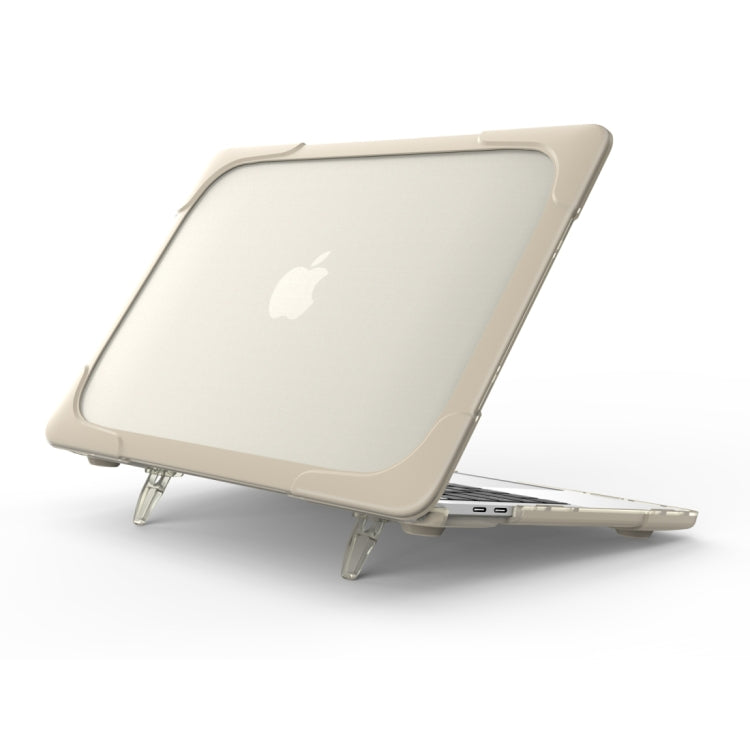 MacBook Pro 13.3インチ（A1708）＆タッチバー付き（A1706）用 ラップトップ TPU＋PC 折りたたみ式衝撃吸収保護ケース ホルダー付き、タッチバー付き13.3インチ対応