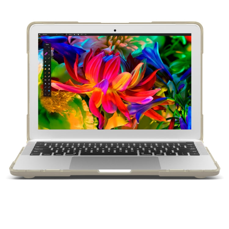 MacBook Pro 13.3インチ（A1708）＆タッチバー付き（A1706）用 ラップトップ TPU＋PC 折りたたみ式衝撃吸収保護ケース ホルダー付き、タッチバー付き13.3インチ対応