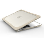 MacBook Pro 13.3インチ（A1708）＆タッチバー付き（A1706）用 ラップトップ TPU＋PC 折りたたみ式衝撃吸収保護ケース ホルダー付き、タッチバー付き13.3インチ対応