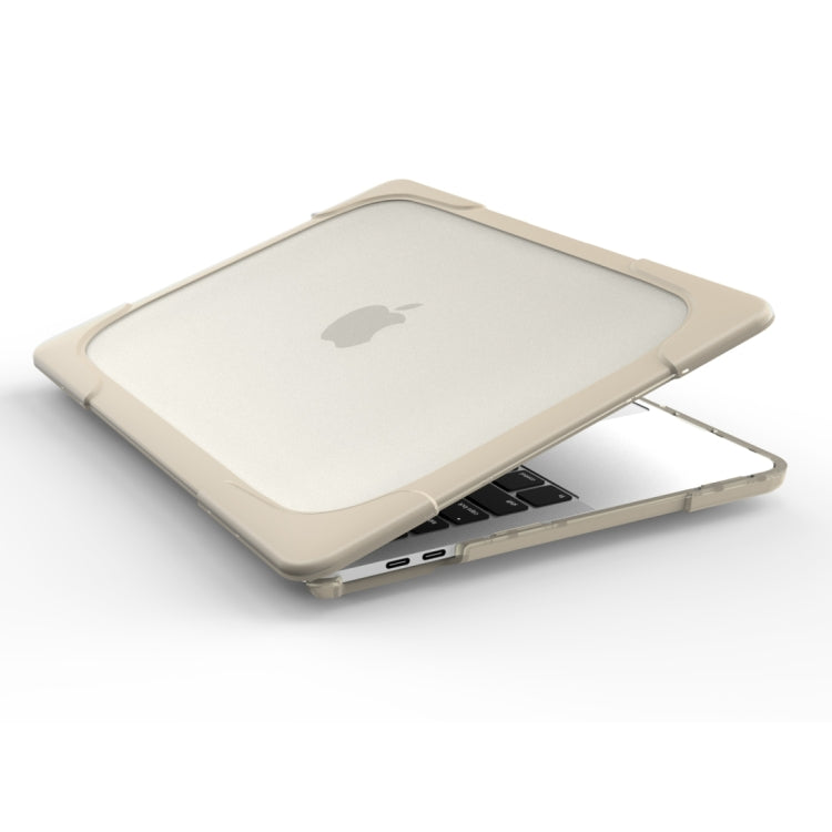 MacBook Pro 13.3インチ（A1708）＆タッチバー付き（A1706）用 ラップトップ TPU＋PC 折りたたみ式衝撃吸収保護ケース ホルダー付き、タッチバー付き13.3インチ対応