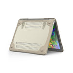 MacBook Pro 13.3インチ（A1708）＆タッチバー付き（A1706）用 ラップトップ TPU＋PC 折りたたみ式衝撃吸収保護ケース ホルダー付き、タッチバー付き13.3インチ対応