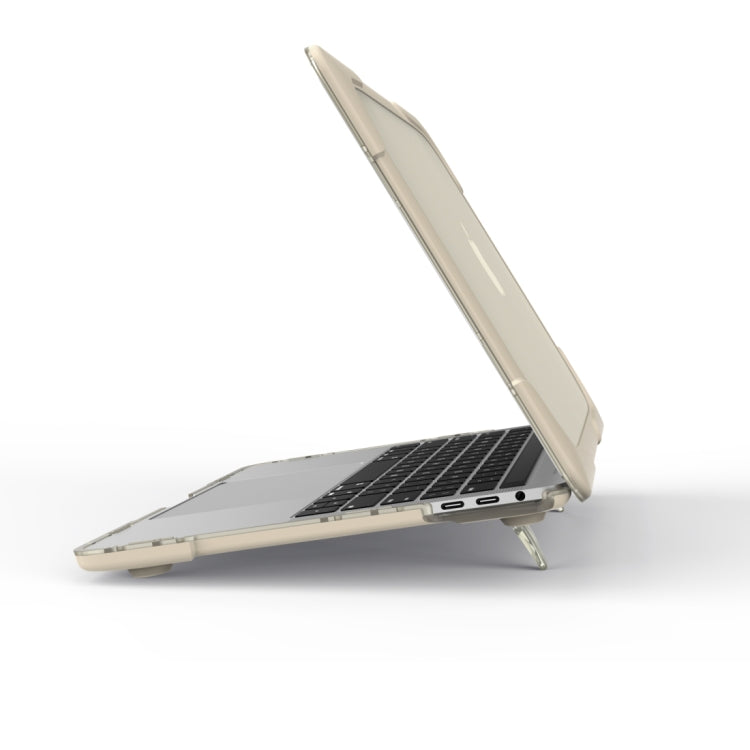 MacBook Pro 13.3インチ（A1708）＆タッチバー付き（A1706）用 ラップトップ TPU＋PC 折りたたみ式衝撃吸収保護ケース ホルダー付き、タッチバー付き13.3インチ対応