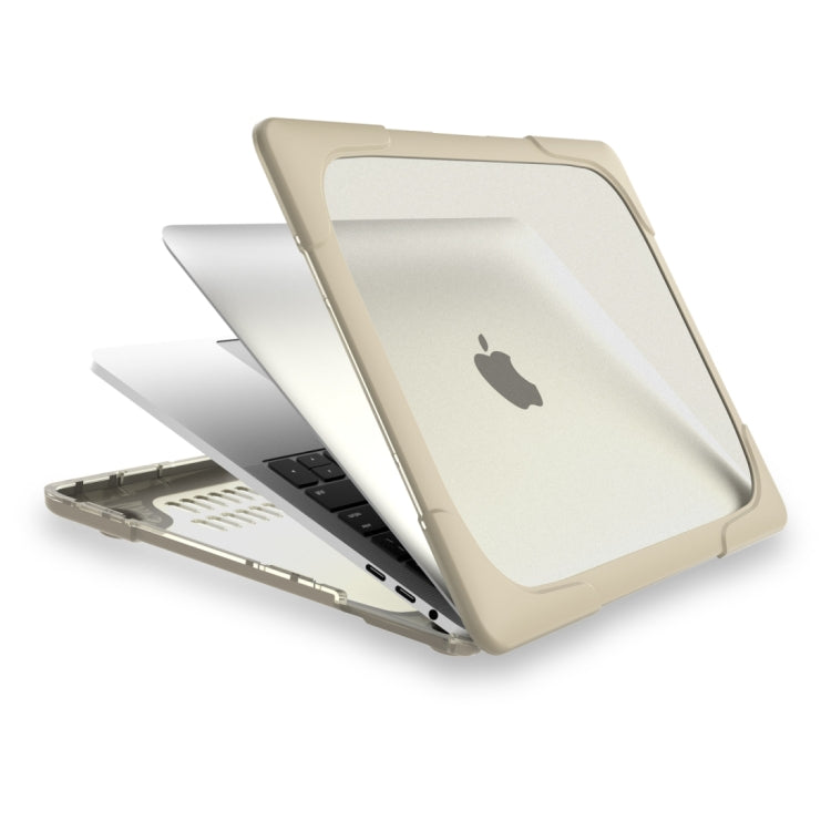 MacBook Pro 13.3インチ（A1708）＆タッチバー付き（A1706）用 ラップトップ TPU＋PC 折りたたみ式衝撃吸収保護ケース ホルダー付き、タッチバー付き13.3インチ対応