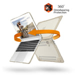 MacBook Pro 13.3インチ（A1708）＆タッチバー付き（A1706）用 ラップトップ TPU＋PC 折りたたみ式衝撃吸収保護ケース ホルダー付き、タッチバー付き13.3インチ対応