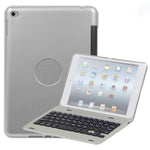 F1+ iPad mini 5 / 4用 ラップトップバージョン プラスチック Bluetoothキーボード タブレットケース