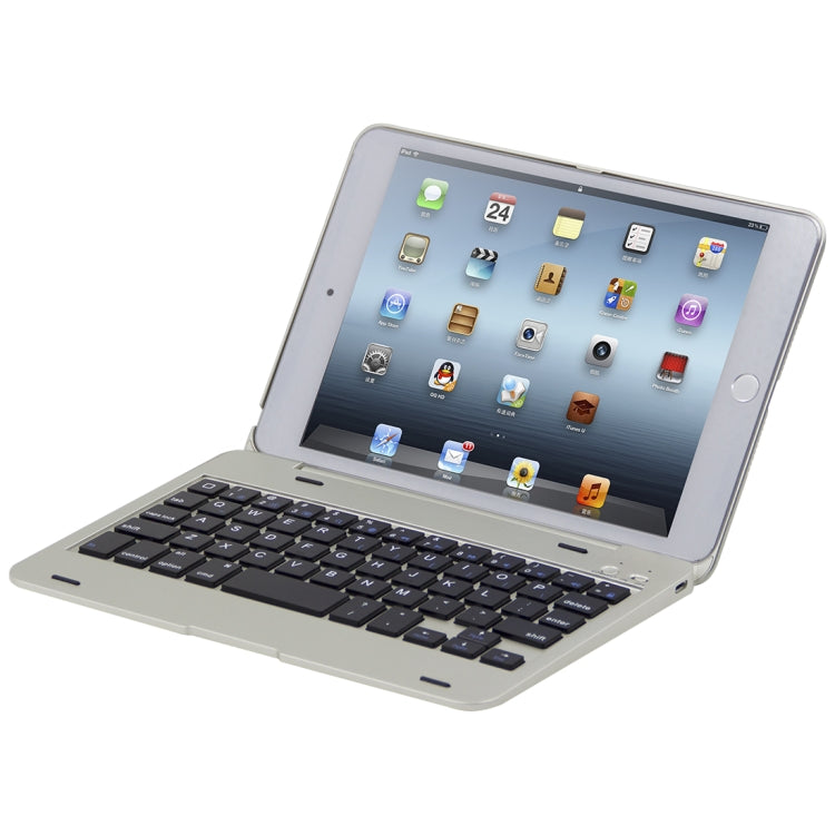 F1+ iPad mini 5 / 4用 ラップトップバージョン プラスチック Bluetoothキーボード タブレットケース
