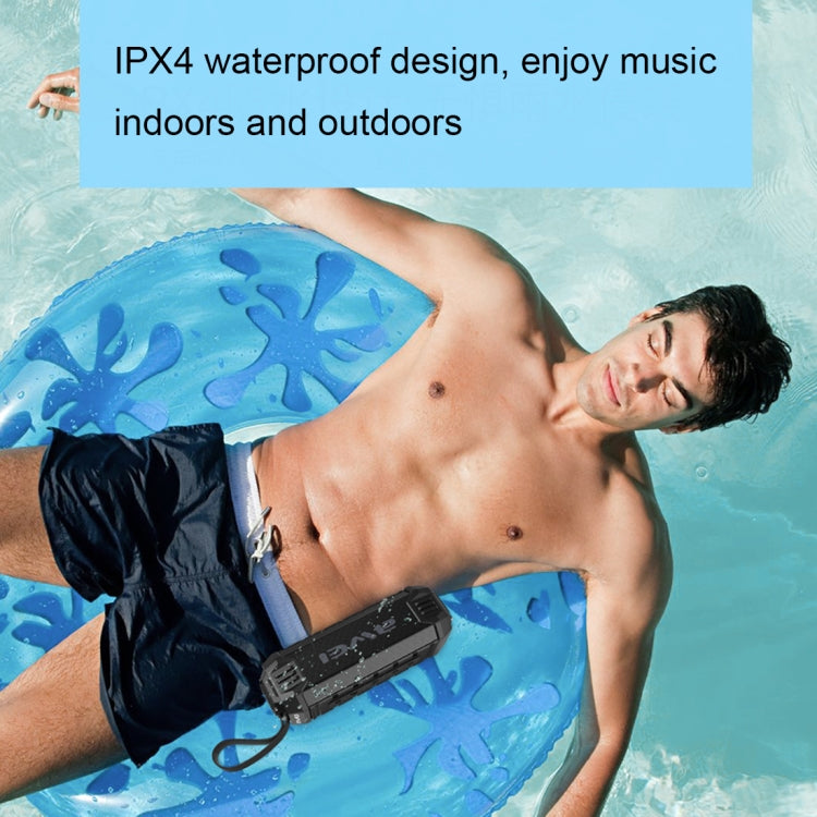 awei Y280 IPX4 Bluetoothスピーカー パワーバンク 強化ベース内蔵マイク FM / USB / TFカード / AUX対応、Y280