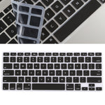 MacBook Pro 13 / 15 & Air 13（A1466 / A1502 / A1278 / A1286）用キーボード保護シリカゲルフィルム