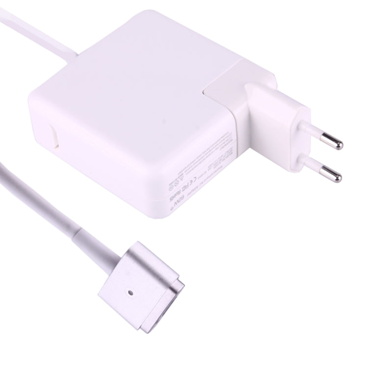 60W 16.5V 3.65A 5ピン Tタイプ MagSafe 2 交換用ACアダプター Apple Macbook A1425 / A1435 / A1502用、長さ：1.8m