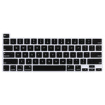 MacBook Pro 13.3インチ 2022用防塵シリコンノートパソコンキーボード保護フィルム、MacBook Pro 13.3インチ 2022（ブラック）、MacBook Pro 13.3インチ 2022（ホワイト）用