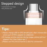 Mcdodo OT-1942 USB-C / Type-C からUSB 3.0 AF データ転送充電 OTGアダプター