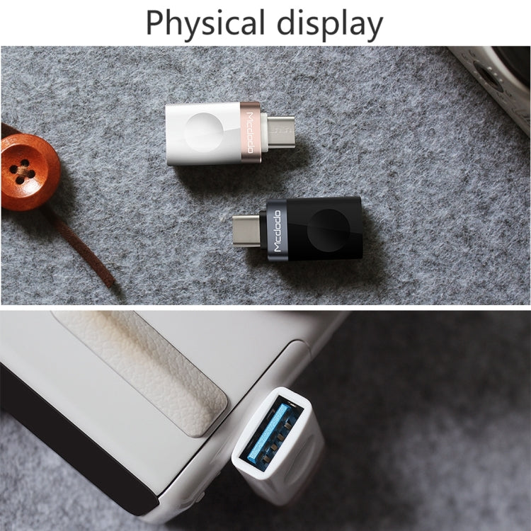 Mcdodo OT-1942 USB-C / Type-C からUSB 3.0 AF データ転送充電 OTGアダプター