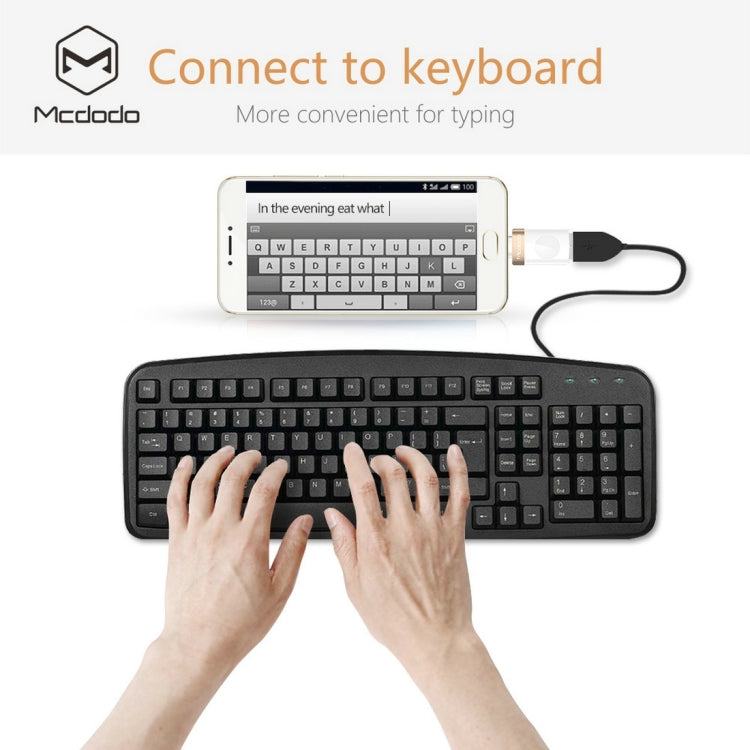 Mcdodo OT-1942 USB-C / Type-C からUSB 3.0 AF データ転送充電 OTGアダプター