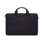 ST03S 15.4インチ 両面ポケット付き ウェアラブルオックスフォード布 ソフトハンドル ポータブルノートパソコン・タブレットバッグ、15.4インチ ブラック、15.4インチ ピンク、15.4インチ グレー、15.4インチ ディープスペースグレー、15.4インチ ネイビーブルー