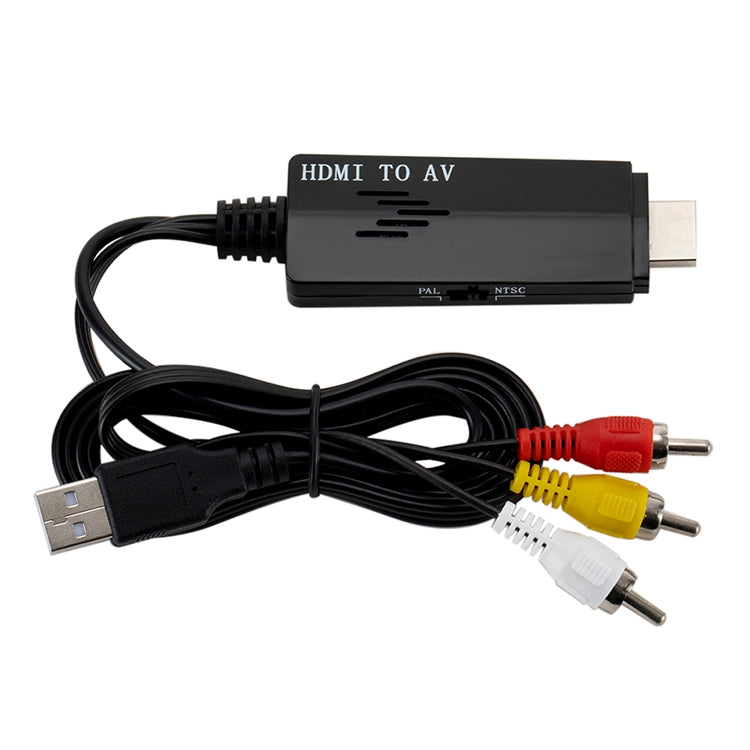 HDMI to RCA 1080P コンバーターアダプターケーブル
