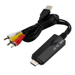 HDMI to RCA 1080P コンバーターアダプターケーブル