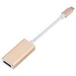 USB-C / Type-C 3.1 オス - DP メス HD変換アダプター、長さ：12cm