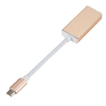 USB-C / Type-C 3.1 オス - DP メス HD変換アダプター、長さ：12cm