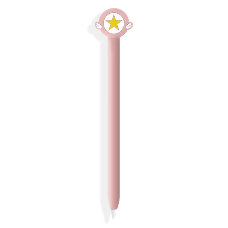 Apple Pencil 2用かわいいカートゥーンシリコン保護カバー（猫の爪ピンク）、Apple Pencil 2用