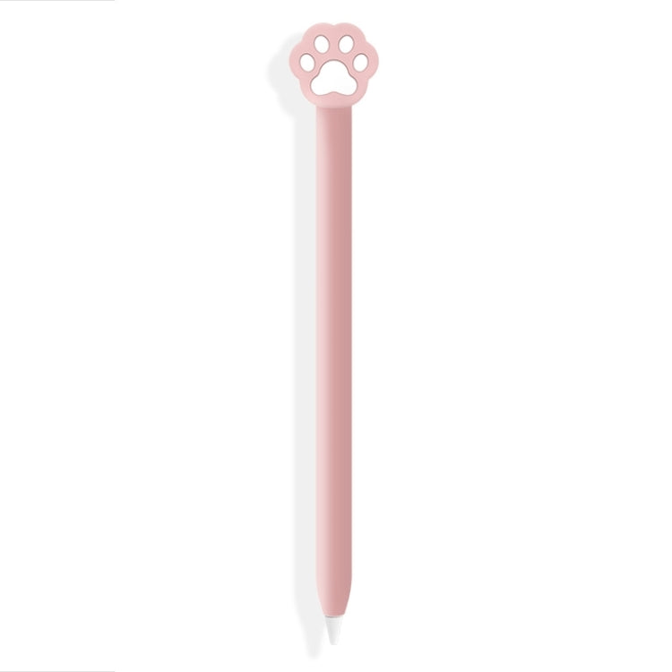 Apple Pencil 2用かわいいカートゥーンシリコン保護カバー（猫の爪ピンク）、Apple Pencil 2用