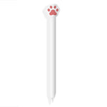 Apple Pencil 2用かわいいカートゥーンシリコン保護カバー（猫の爪ピンク）、Apple Pencil 2用