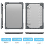 MacBook Pro 16インチ A2141（2019年）用PC + TPU二色ラップトップ保護ケース