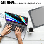 MacBook Pro 16インチ A2141（2019年）用PC + TPU二色ラップトップ保護ケース