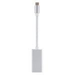 USB-C / Type-C 3.1オスからMini DPメスHD変換アダプター、長さ：12cm、シルバー、ゴールド