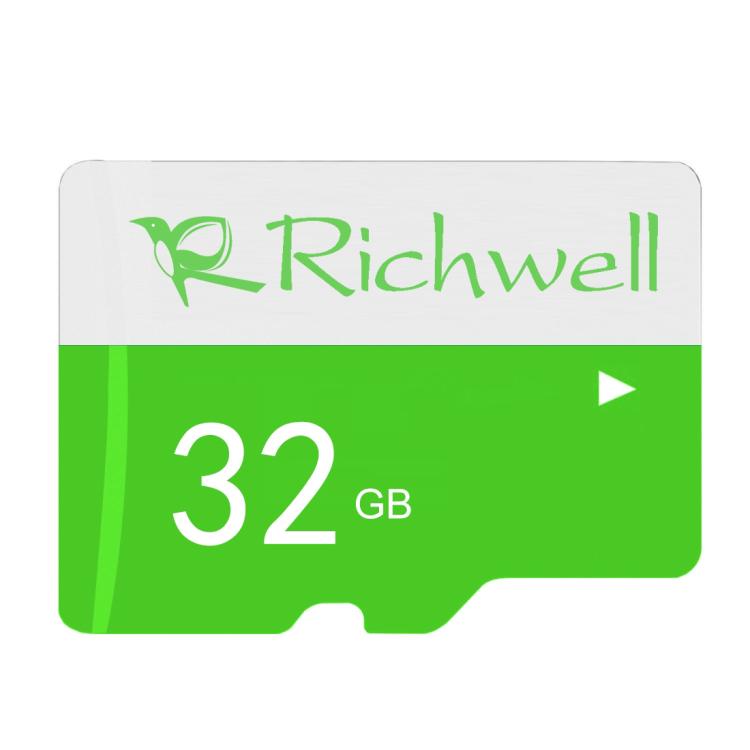 Richwell 32GB 高速 クラス10 マイクロSD（TF）メモリーカード、32GB