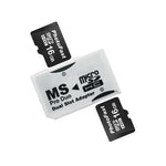 CR-5400 デュアルスロット マイクロSDHC（TF）→MS PRO Duo アダプター、最大対応容量: 64GB、CR-5400