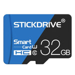 STICKDRIVE 32GB 高速 U1 ブルー＆ブラック TF（マイクロSD）メモリーカード、32GB