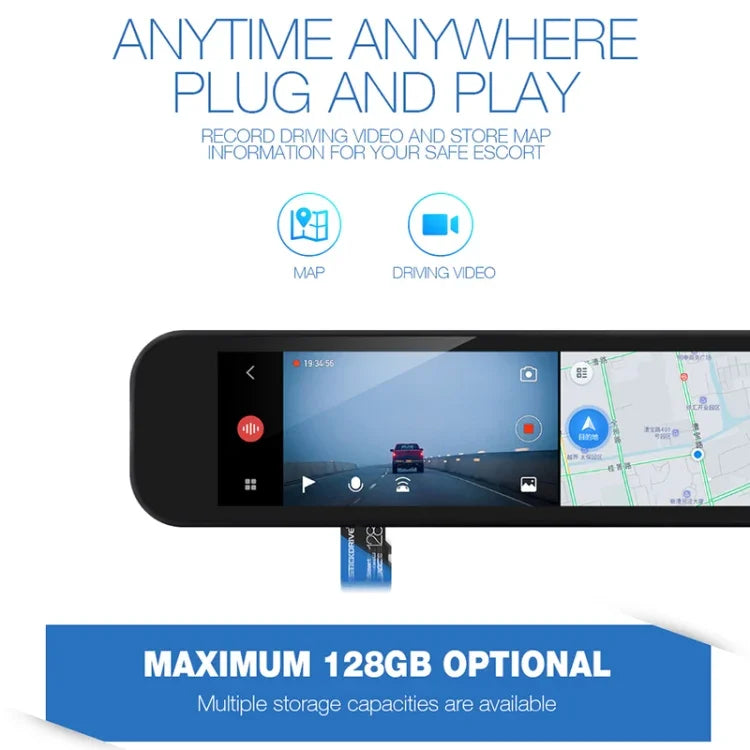 STICKDRIVE 32GB 高速 U1 ブルー＆ブラック TF（マイクロSD）メモリーカード、32GB