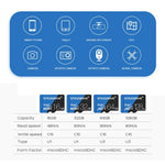 STICKDRIVE 32GB 高速 U1 ブルー＆ブラック TF（マイクロSD）メモリーカード、32GB
