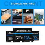 MICRODATA 16GB U1 青ラインと黒 TF（Micro SD）メモリーカード、16GB