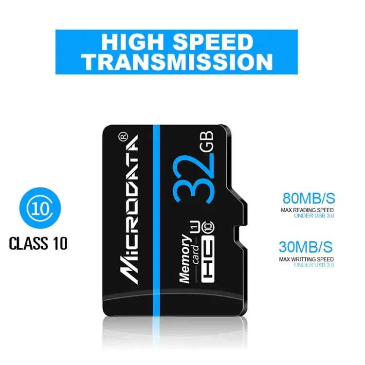 MICRODATA 128GB U3 青ラインと黒 TF（Micro SD）メモリーカード、128GB