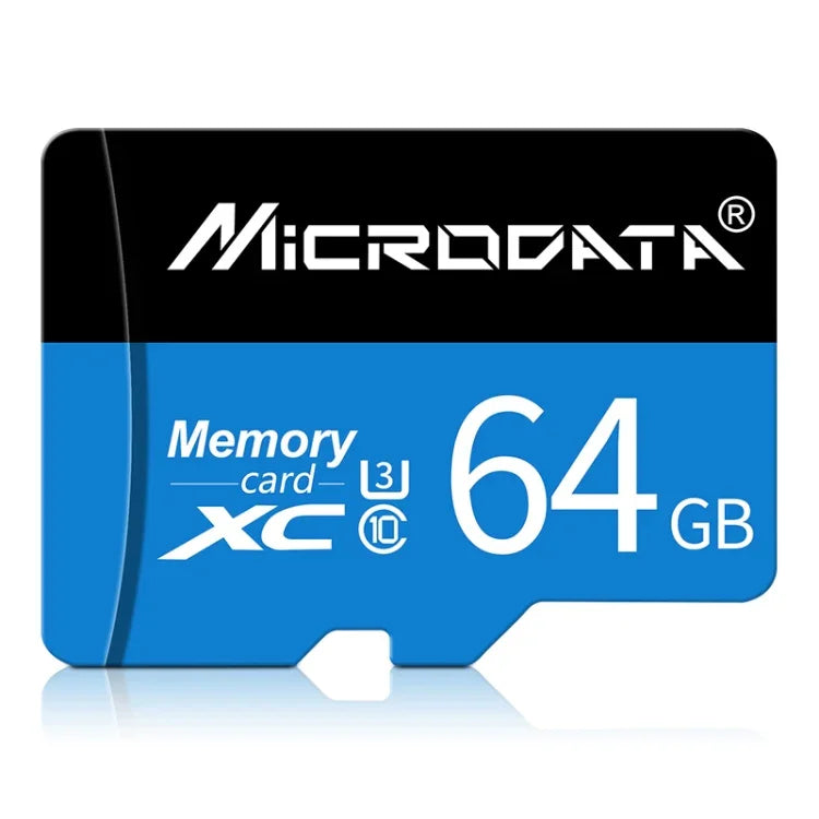 MICRODATA 64GB U3 青黒 TF（Micro SD）メモリーカード、64GB