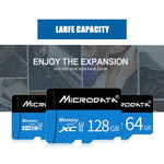 MICRODATA 64GB U3 青黒 TF（Micro SD）メモリーカード、64GB
