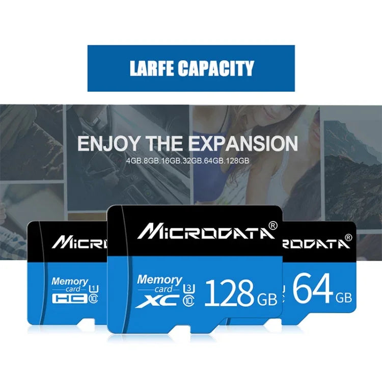 MICRODATA 64GB U3 青黒 TF（Micro SD）メモリーカード、64GB
