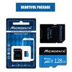 MICRODATA 128GB U3 青黒 TF（Micro SD）メモリーカード、128GB