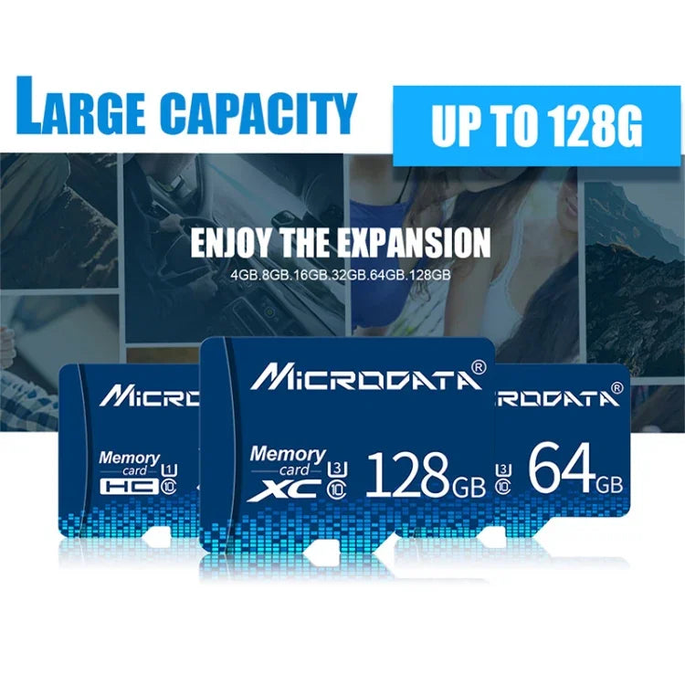 MICRODATA 16GB U1 ブルー TF（Micro SD）メモリーカード、16GB